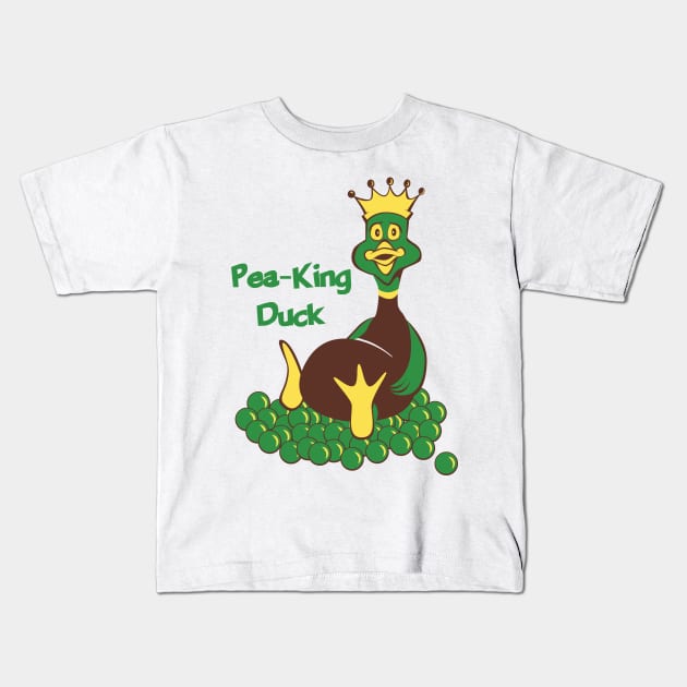 The Peak-King Duck Kids T-Shirt by InvesTEEgator1